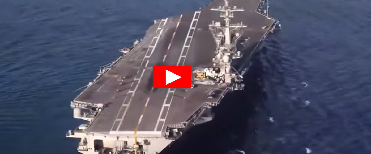 Primo scontro Usa Iran. Gli F 35 abbattono un drone in volo sulla portaerei “Lincoln” (video)