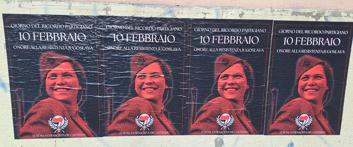 Nel giorno dei martiri delle Foibe, lo sfregio dei manifesti pro partigiani di Tito. FdI: “Rimuoverli subito”