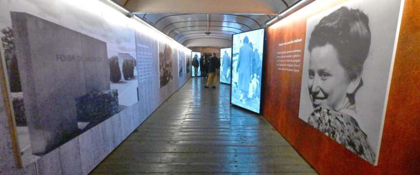 Un’immagine del Treno del Ricordo, sul dramma delle foibe e degli esuli