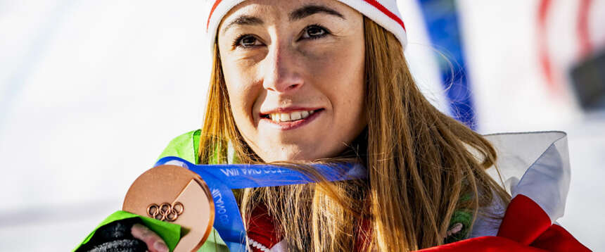 Goggia, meravigliosa faccia di bronzo (video). Eroica Brignone: decima a nove mesi dal crack