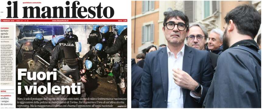 Rispunta la solita sinistra senza vergogna: il Manifesto attacca la polizia, Fratoianni il Viminale