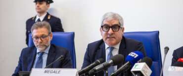 Il capo della Squadra Mobile di Milano, Alfonso Iadevaia, e il Questore Bruno Megale