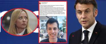 Meloni s’indigna per Quentin, Macron rabbioso: “L’Italia non s’intrometta”. Palazzo Chigi lo “seda” così…