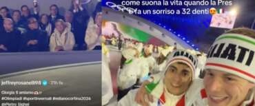 “Giorgia ti amiamo”: su tik tok spopola il video degli atleti azzurri Rosanelli e Sighel