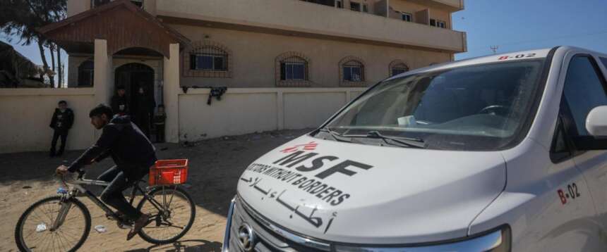 Il presidio di Msf a Khan Yunis nel sud della Striscia di Gaza