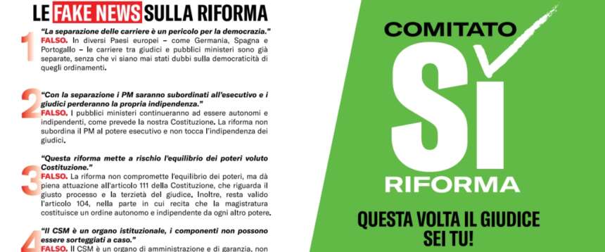Referendum: contro le fake news ecco la guida del Comitato “Sì riforma”