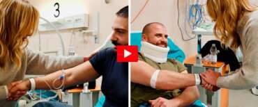 Meloni alle Molinette in visita agli agenti feriti negli scontri di ieri a Torino al corteo di Askatasuna