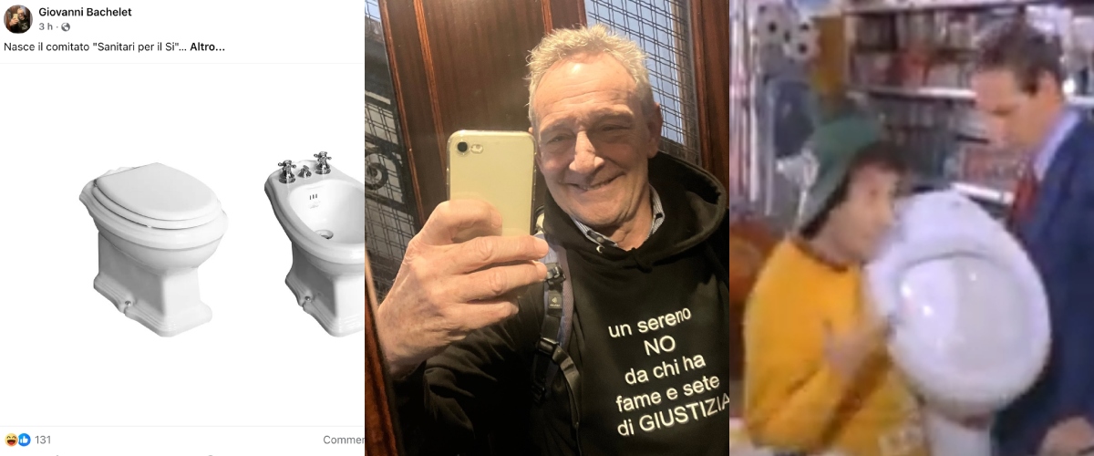 bachelet e il comitato del no in versione brutta copia di alvaro vitali post trash contro chi vota s236 da Secoloditalia.it bachelet e il comitato del no in versione brutta copia di alvaro vitali post trash contro chi vota s236