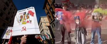 Scene raccapriccianti al corteo No Kings di Roma