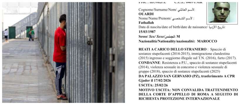 Chi è Fathallah Ouardi, l’immigrato pluricondannato citato da Meloni: i giudici l’hanno fatto tornare in Italia