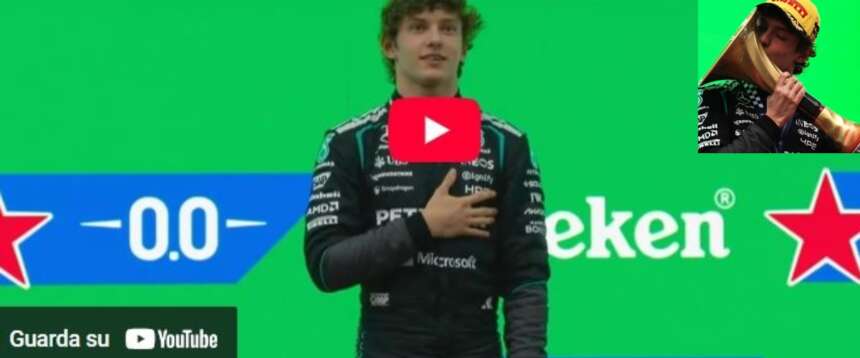 Formula 1 Antonelli vince il Gp di Cina e riporta l’Italia sul podio dopo 20 anni