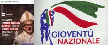 Dalla parte di Pizzaballa: Gioventù nazionale difende il patriarca di Gerusalemme dopo l’acceso negato al Santo sepolcro