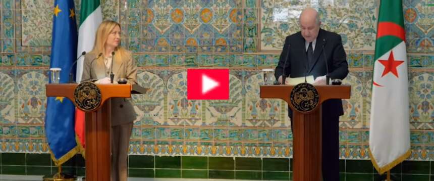 Meloni in Algeria: “Rafforziamo il flusso della fornitura di gas. Colloqui Usa-Iran? Un’ottima notizia”