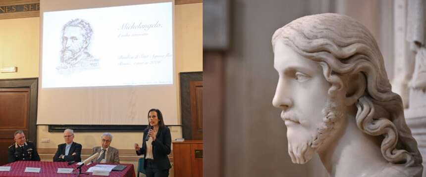 Michelangelo, clamoroso ritrovamento: “È suo il busto del Cristo Salvatore nella basilica di Sant’Agnese”