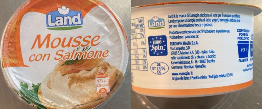 Rischio botulino per la mousse al salmone, Eurospin ritira un lotto: l’allarme del ministero della Salute