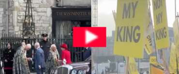 “Cosa sapevi?”, protesta contro Re Carlo dopo l’arresto di Andrea per lo scandalo Epstein (video)