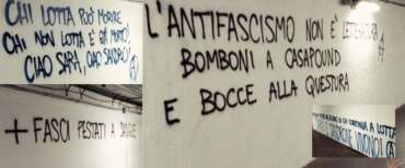 Gli anarchici “santificano” i compagni morti e invocano pestaggi e bombe contro i “fasci” e Stato. FdI: «Segnale grave»