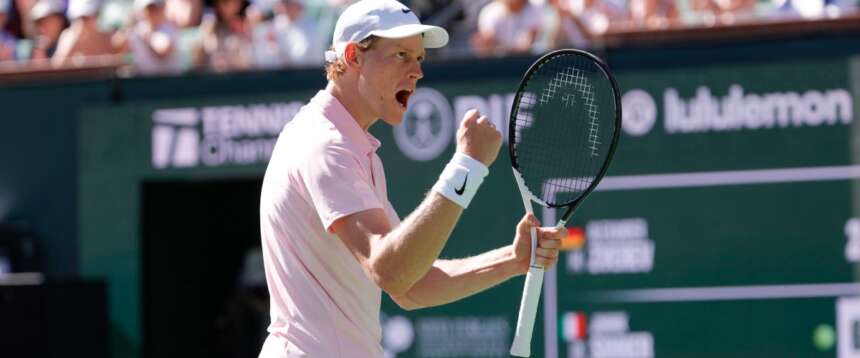 Sinner oggi la finale a Indian Wells dopo la vittoria su Zverev