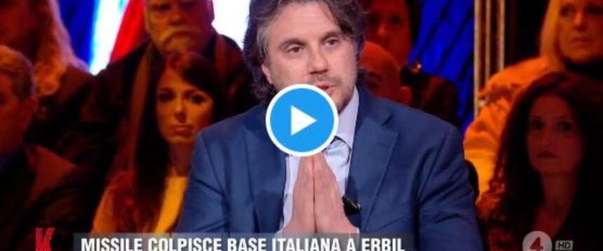 Vergona M5S, il contiano Silvestri in tv usa i missili contro l’Italia per insultare governo e premier Meloni