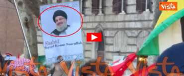 Era Roma, sembrava Teheran. Che vergogna: la sinistra ha sfilato portando in trionfo Ayatollah ed Hezbollah (video)