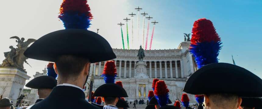 Ci sarà anche lo spettacolo delle Frecce tricolori alle celebrazioni per la Giornata dell’Unità Nazionale