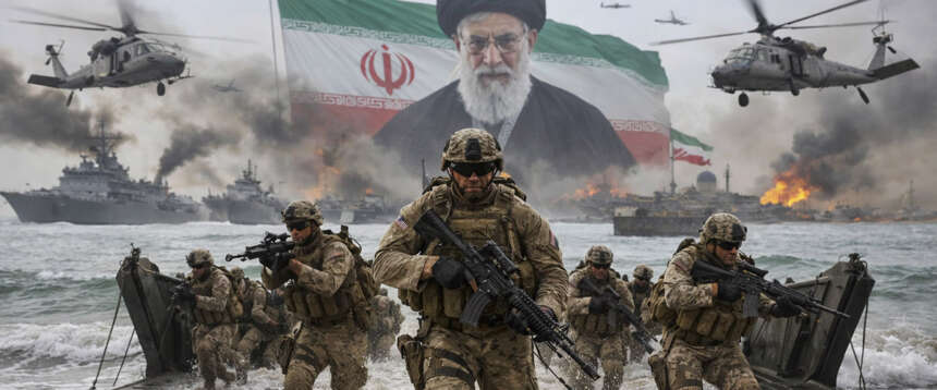 Iran, Trump invia 5mila Marine e altre navi da guerra. Obiettivo: occupare l’isola del petrolio…