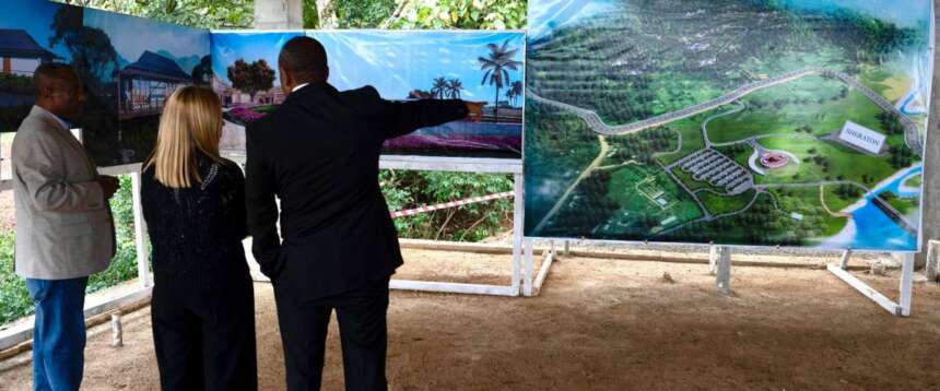 Una foto d’archivio di un viaggio della premier in Africa nell’ambito del Piano Mattei