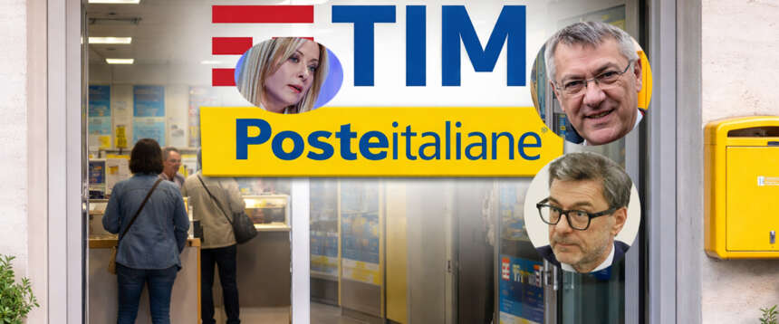 Avanti, c’è Poste: scalata alla Tim per un colosso “sovranista”. Meloni tace ma acconsente. Clamoroso: Landini applaude…