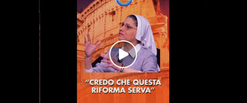 Da Suor Monia lezione di stile (e di politica) alla sinistra: “Giusto votare Sì, ma servono toni moderati”