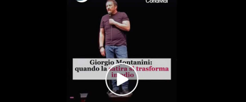 Il comico di sinistra Giorgio Montanini augura la morte a chi vota Sì. E il grillino Silvestri mette “like”