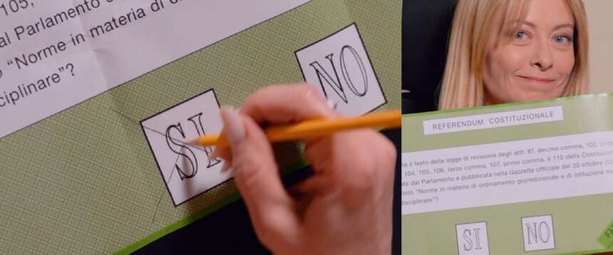 Meloni: “Il 22 e 23 marzo andate al seggio e votate “Sì” per una giustizia più giusta” (video)