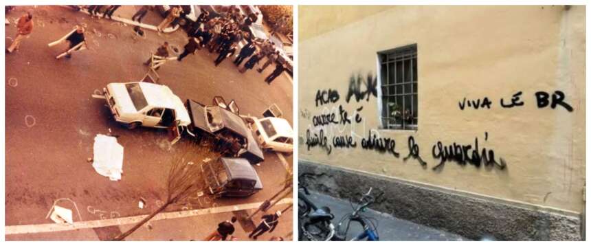 Strage di via Fani: squallore rosso sangue sull’anniversario. A Bologna spunta la scritta: Viva le Br