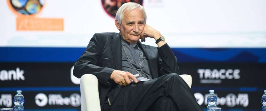 Il presidente della Cei, cardinale Matteo Zuppi