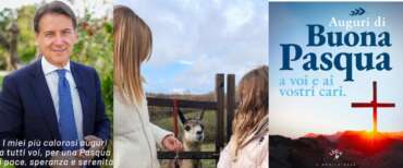 Buona Pasqua social dei politici: Meloni con la figlia, Conte col santino elettorale, Schlein non pervenuta