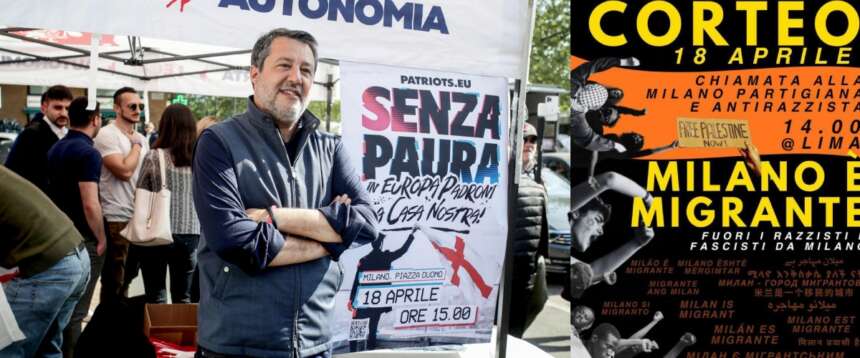 Corteo Milano, annunci bellicosi dai contro-manifestanti che domani presidieranno la città con 3 serpentoni rossi di centri sociali a braccetto coi giovani del Pd