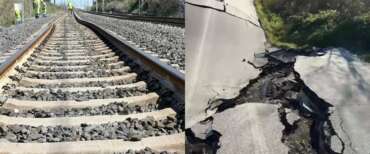 Frana in Molise, la premier in contatto con Salvini, Crosetto e Ciciliano. Treni fermi, binari deformati