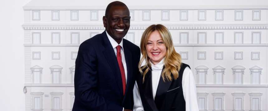 “Kenya Paese-chiave per il Piano Mattei”: incontro Meloni-Ruto, accordi su pace, difesa, energia, spazio