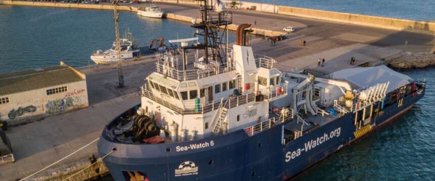 Migranti, scatta il fermo di 45 giorni per “Aurora” di “Sea Watch”