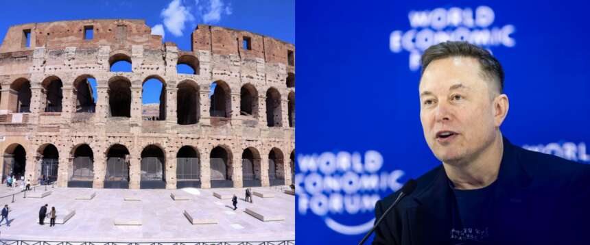 La Silicon Valley ama la città eterna? Musk dona un milione di euro per tutelare il patrimonio di Roma