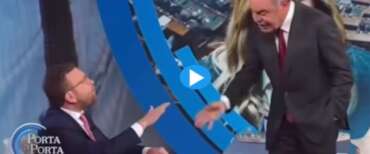 Scontro Vespa-Provenzano a “Porta a Porta”