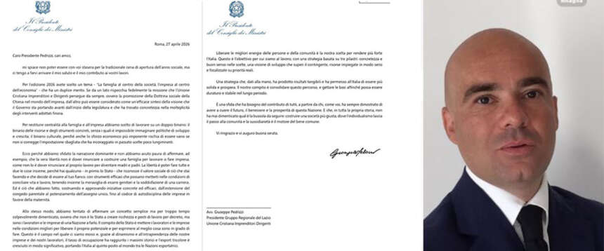 L’Ucid Lazio riunisce ministri, politici e manager. La lettera della Meloni: “Insieme per una società giusta incentrata sulla famiglia”