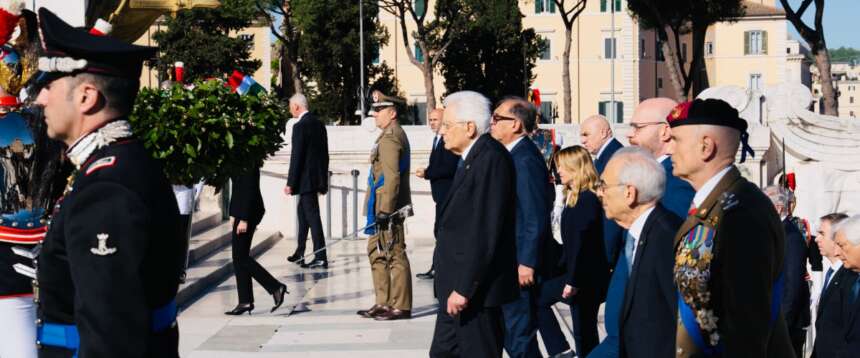 25 aprile: l’omaggio all’Altare della Patria apre le celebrazioni della Festa della Liberazione