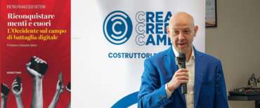 Pietro Francesco Dettori; nel riquadro il suo saggio “Riconquistare menti e cuori”