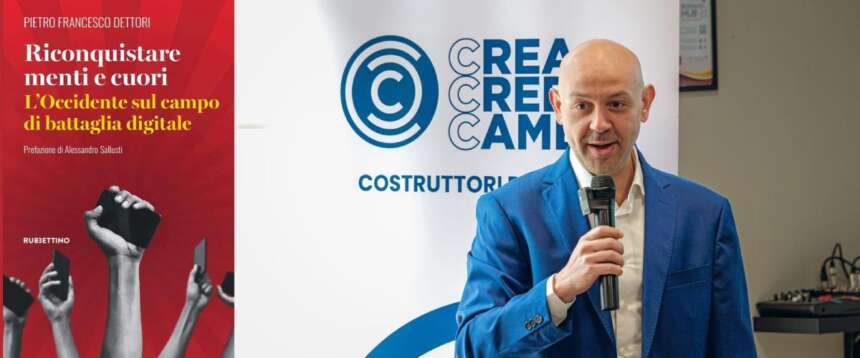 Pietro Francesco Dettori; nel riquadro il suo saggio “Riconquistare menti e cuori”