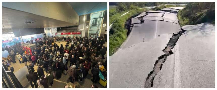 Frana gigante in Molise: chiuse A14 e linea ferroviaria. Meloni segue gli aggiornamenti