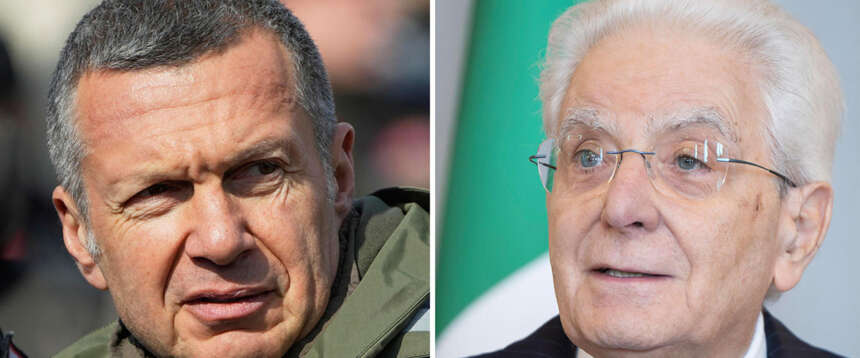 Dopo Meloni, anche il presidente Mattarella finisce nel mirino dei russi. Nuovo delirio di Solovyev