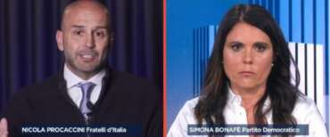 Procaccini travolge Bonafè: “E’ finita per voi compagni. Magyar è duro come Orbàn sull’immigrazione” (video)