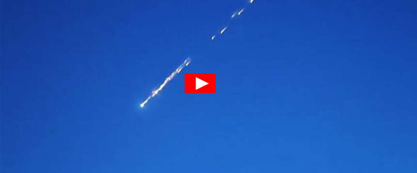 Una scia luminosa solca il cielo della Puglia: allarme e segnalazioni. Meteorite, razzo o “spazzatura spaziale”? (video)