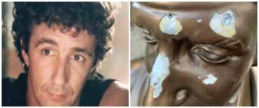 Colpi di pistola al volto: sfregiata la statua di Francesco Nuti. Vandali in azione o messaggi criminali?