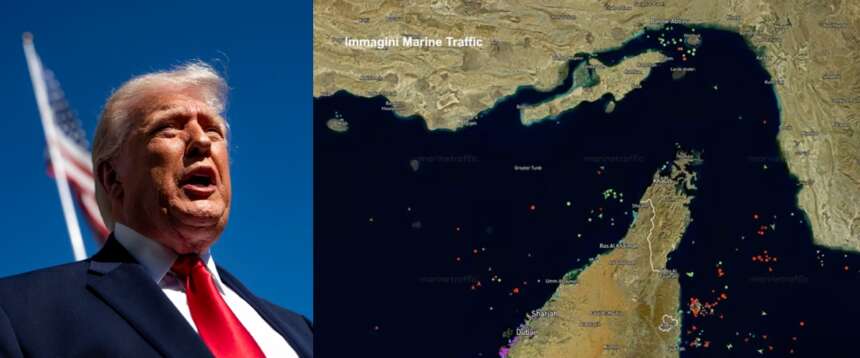La mossa di Trump che spiazza Teheran: “Lo stretto di Hormuz lo chiudiamo noi”
